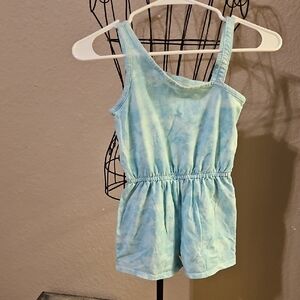 SO Aqua Tie-Dye Kids Romper